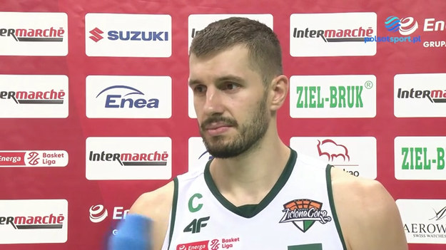 Rozmowa z zawodnikiem drużyny Enea Zastal BC Zielona Góra Krzysztofem Sulimą, po meczu z WKS Śląskiem Wrocław