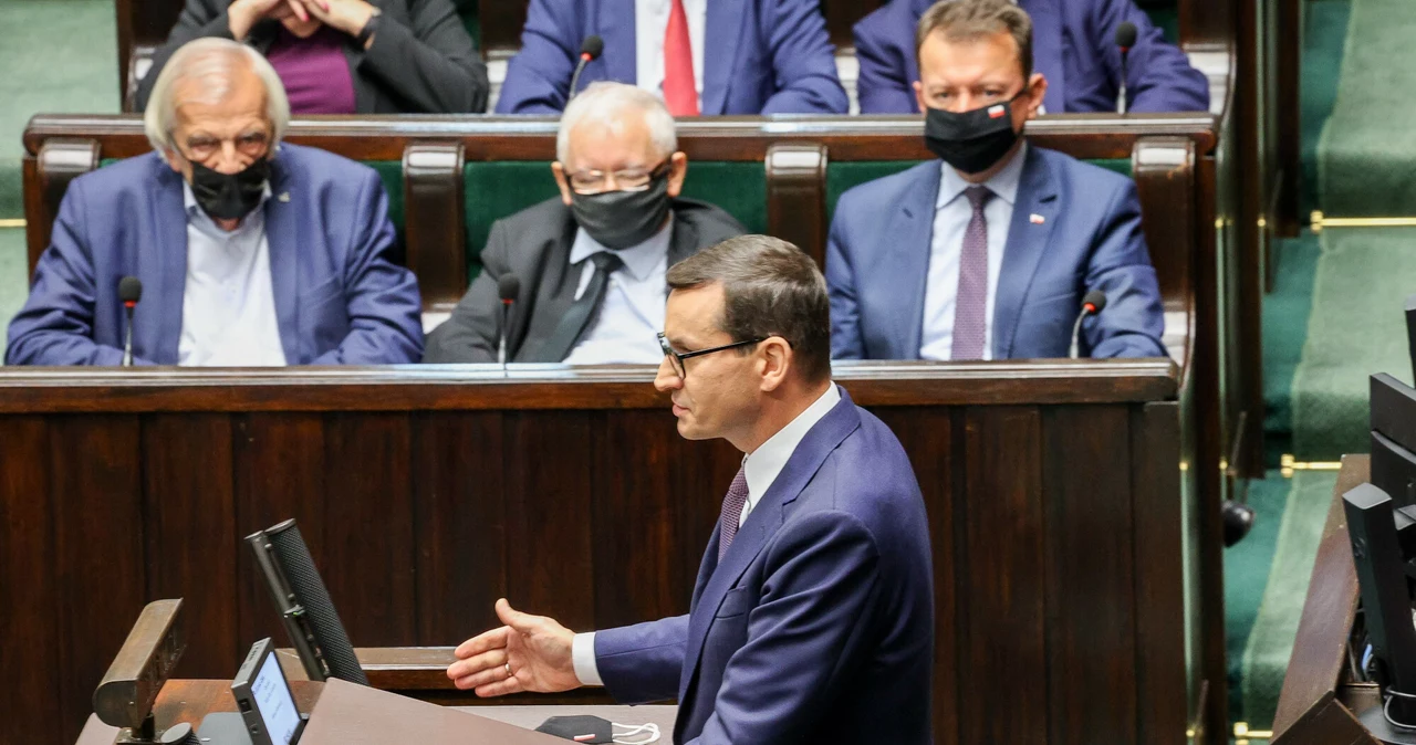 Premier Mateusz Morawiecki w Sejmie