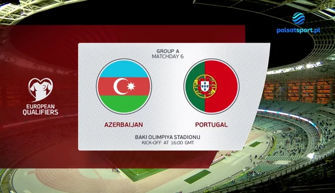 El. MŚ 2022. Azerbejdżan - Portugalia 0:3. Skrót meczu (POLSAT SPORT) Wideo