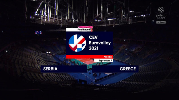 Serbowie zakończyli fazę grupową siatkarskich mistrzostw Europy zwycięstwem. Obrońcy tytułu w piątym meczu w Krakowie musieli jednak mocno się namęczyć, nim zanotowali czwartą wygraną i pokonali 3-2 Grecję. Dzięki temu przeskoczyli w tabeli Polaków i przed ich meczem z Ukrainą zajmują pierwsze miejsce w grupie A.
