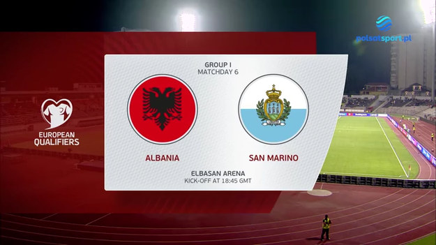 Albania - San Marino 5:0 (1:0)

Bramka: Manaj 32, Laci 58, Broja 61, Hysaj 68, Uzuni 80