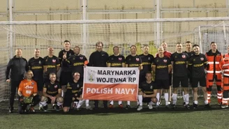 Drużyna Marynarki Wojennej RP idzie jak burza w piłkarskim Pucharze Polski