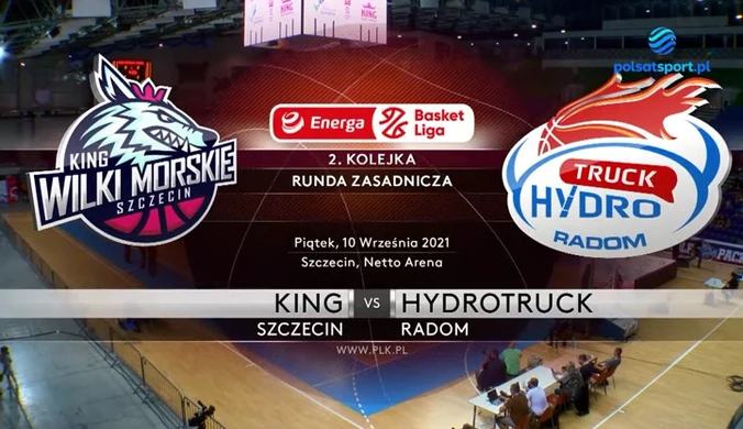 Polska Liga Koszykówki: King Szczecin - HydroTruck Radom 103:112. Skrót meczu (POLSAT SPORT) Wideo