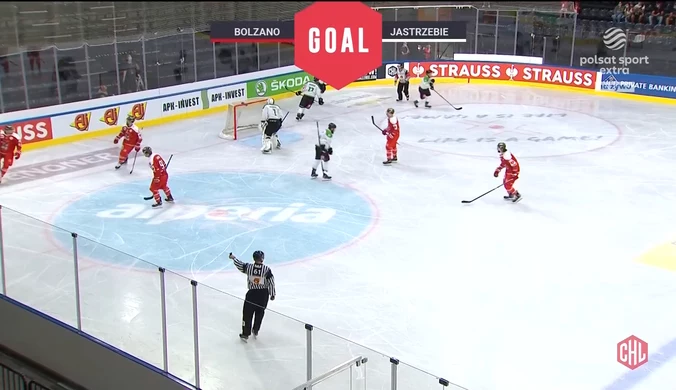 Liga Mistrzów w hokeju: HC Bolzano – JKH GKS Jastrzębie. Skrót meczu (POLSAT SPORT) Wideo