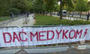 "Wydarzenia": Protest medyków. Przed kancelarią premiera stanęło białe miasteczko