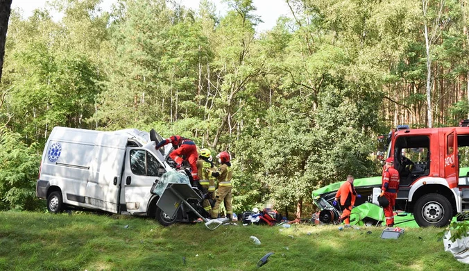 Lubuskie: Tragiczny wypadek koło Zielonej Góry. Jedna osoba nie żyje
