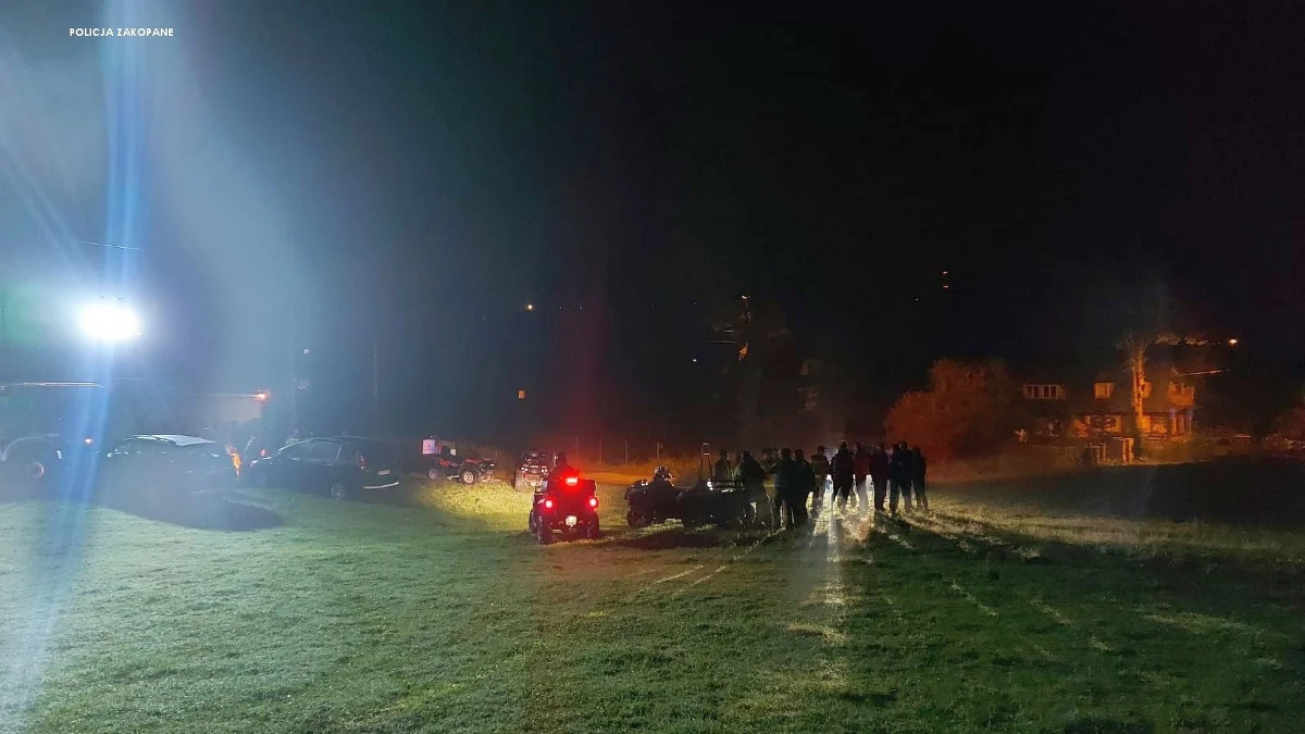 40 policjantów, strażaków i ratowników TOPR w nocy poszukiwało 56-letniego zakopiańczyka. Mężczyzna, o którym było wiadomo, że ma myśli samobójcze, w końcu sam wrócił do domu.