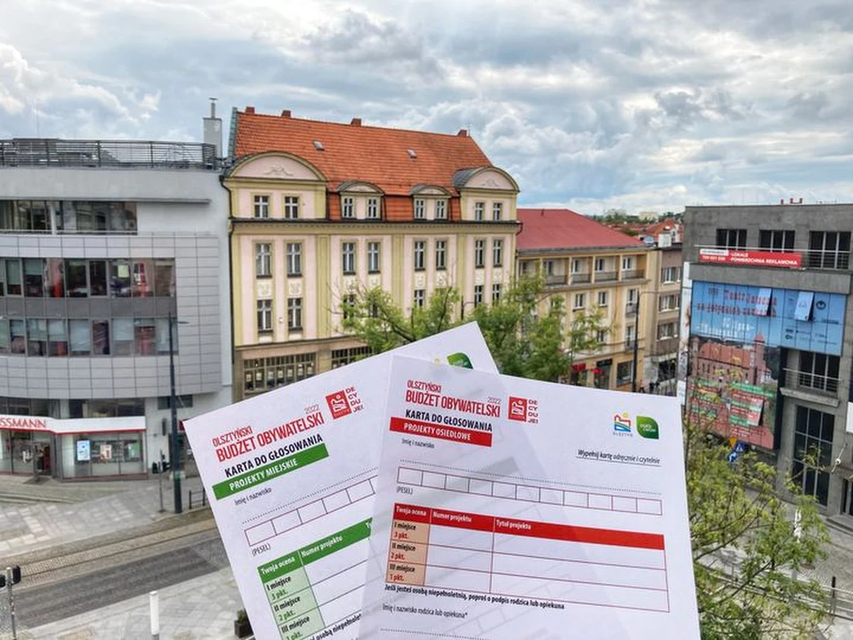 Do 10 października można zagłosować w IX edycji Olsztyńskiego Budżetu Obywatelskiego na 2022 rok. Mieszkańcy mają do wyboru 21 przedsięwzięć miejskich i 75 osiedlowych, na które przeznaczono łącznie ponad 6,5 mln złotych.