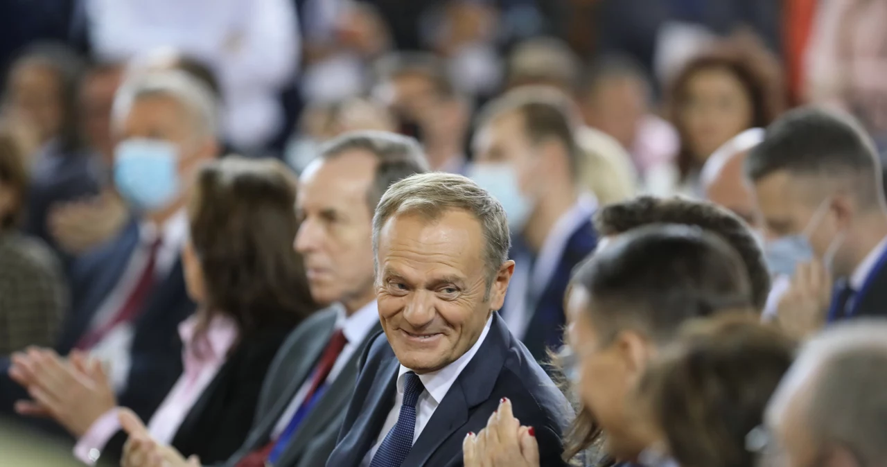 Przewodniczący PO Donald Tusk