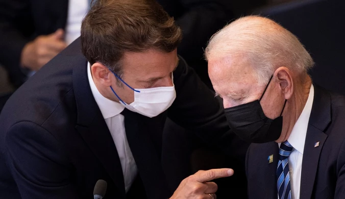 Kryzys dyplomatyczny. Joe Biden chce rozmawiać z prezydentem Francji 