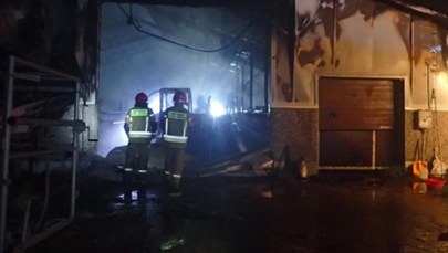 Wielki pożar w Bartnikach. Zginęło prawie 150 sztuk bydła