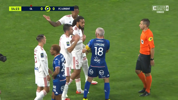 Skrót meczu Olympique Lyon - Lorient w ramach 8. kolejki Ligue 1.