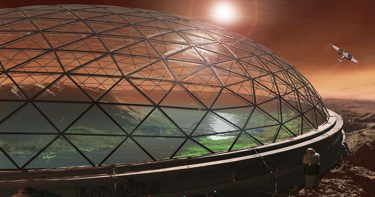 Lodowe miasta na Marsie. Naukowcy z Harvarda pokazali plany kopuł