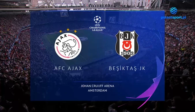 Liga Mistrzów. Ajax - Besiktas 2-0 - SKRÓT. WIDEO (Polsat Sport)