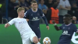 ​PSG - Manchester City. Kevin de Bruyne powinien wylecieć z boiska!