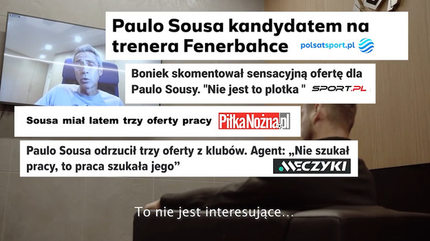 Sebastian Staszewski na kanale "Po Gwizdku" rozmawiał z selekcjonerem Paulo Sousą. Całość wywiadu dostępna na kanale "Po Gwizdku" na YouTube.