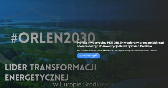 Przed kolejną falą fałszywych inwestycji ostrzega Zespół Reagowania na Incydenty Bezpieczeństwa Komputerowego Komisji Nadzoru Finansowego (KNF). Tym razem chodzi o "oszukańczą kampanię", gdzie przestępcy podszywają się pod PKN Orlen - dodano.