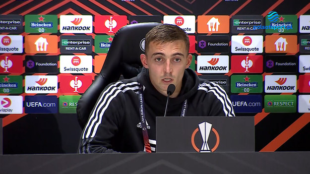 Obrońca Leicester City Timothy Castagne po porażce z Legią Warszawa w Lidze Europy.