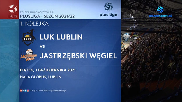 Od zwycięstwa Jastrzębski Węgiel rozpoczął zmagania w PlusLidze w sezonie 2021/2022. Mistrzowie Polski pokonali na wyjeździe LUK Politechnikę Lublin 3:1 (25:15, 25:21, 21:25, 25:16). Beniaminek niespodziewanie urwał faworytowi seta.