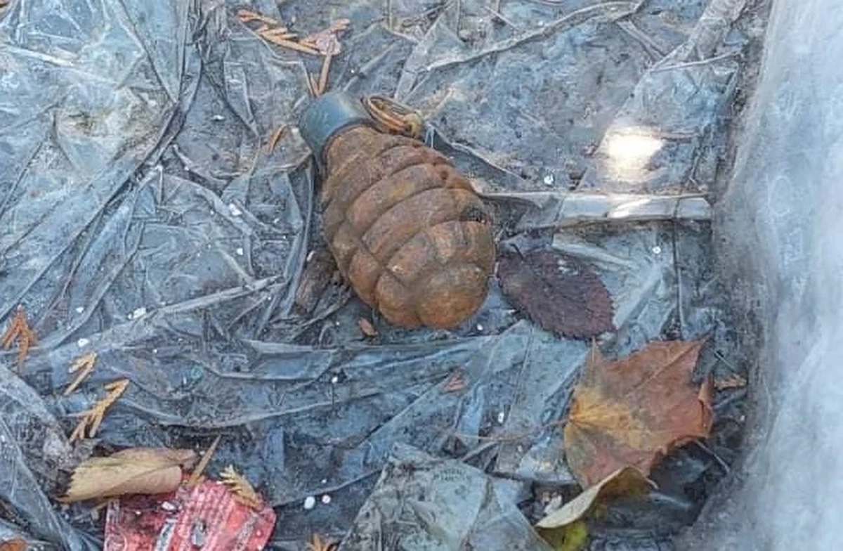 ​Bardzo niebezpieczne znalezisko w Sosnowcu. Policja wyjaśnia, skąd wziął się granat w porzuconym na terenie miasta starym wózku.