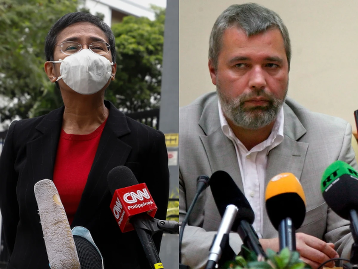 Norweski Komitet Noblowski ogłosił decyzję, że laureatami tegorocznej Pokojowej Nagrody Nobla są Maria Ressa i Dmitry Muratow - "dziennikarze zabiegający o wolność słowa, co jest podstawą demokracji i trwałego pokoju".