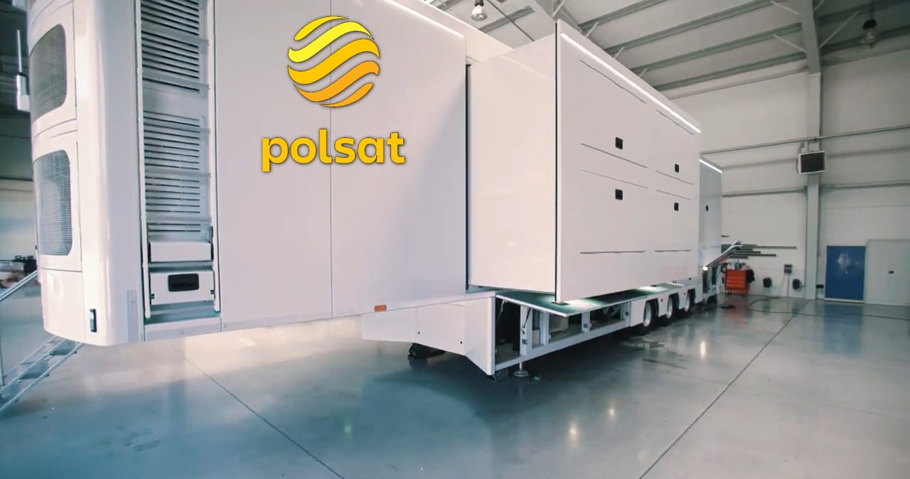 Jeszcze w tym roku do floty produkcyjnej Telewizji Polsat dołączy ekologiczny najnowocześniejszy na świecie wóz transmisyjny, który będzie wykorzystywał technologie IP do produkcji i przesyłu sygnału w niesamowitej jakości 4K HDR.