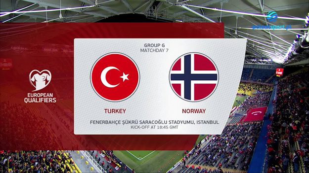 Skrót meczu grupy G el. MŚ 2022 Turcja - Norwegia