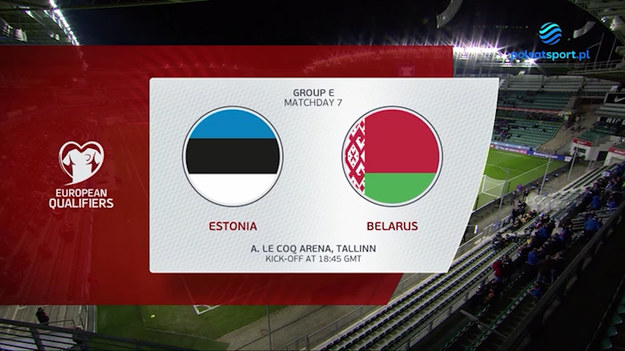 Skrót meczu grupy E el. MŚ 2022. Estonia - Białoruś. 