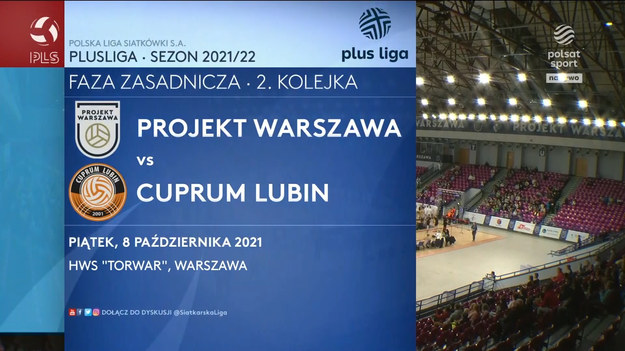 Zaskakująco zaczął się mecz pomiędzy Projektem Warszawa, a Cuprum Lubin. Goście świetnie zagrali w pierwszym secie, wyraźnie pokonując przeciwnika. Później faworyci opanowali sytuację, wygrywając trzy kolejne odsłony.
