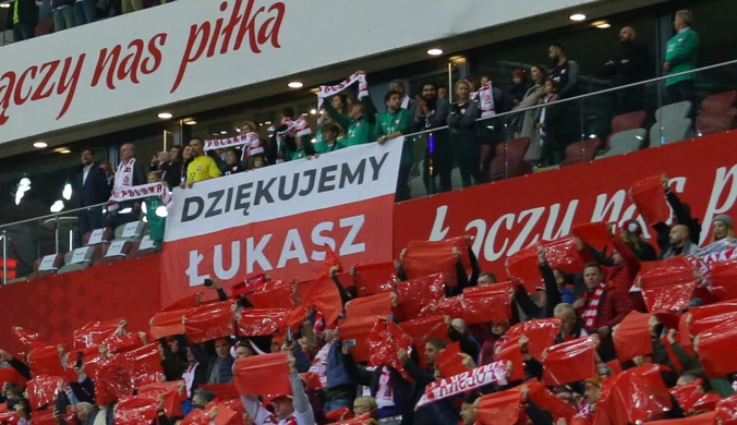 Polska-San Marino. Łukasz Fabiański pożegnał się z reprezentacją Polski. Rodzina w wielkich emocjach