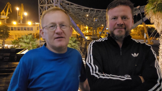 Dziennikarze Interii Michał Białoński i Artur Szczepanik ze zgrupowania reprezentacji Albanii, przed meczem z Polską.