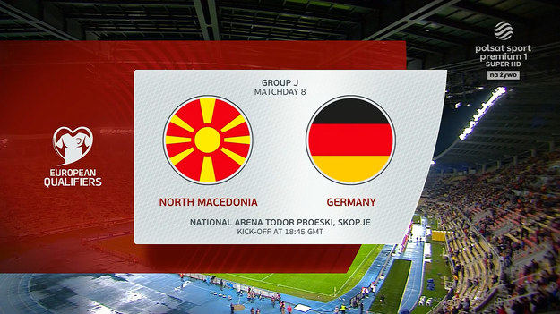 W meczu na szczycie grupy J Niemcy wygrały z Macedonią Północną 4-0. Podopiecznym Hansiego Flicka udał się rewanż za jedyną porażkę w tych eliminacjach. Triumf w Skopje oznacza dla nich pewny awans na przyszłoroczny mundial w Katarze!

