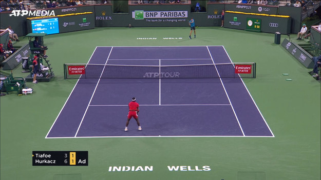 Hubert Hurkacz pokonał Francesa Tiafoe 6:3, 6:2 i awansował do 1/8 finału Indian Wells. Następnym rywalem polskiego tenisisty będzie rosyjski zawodnik Asłan Karacew.