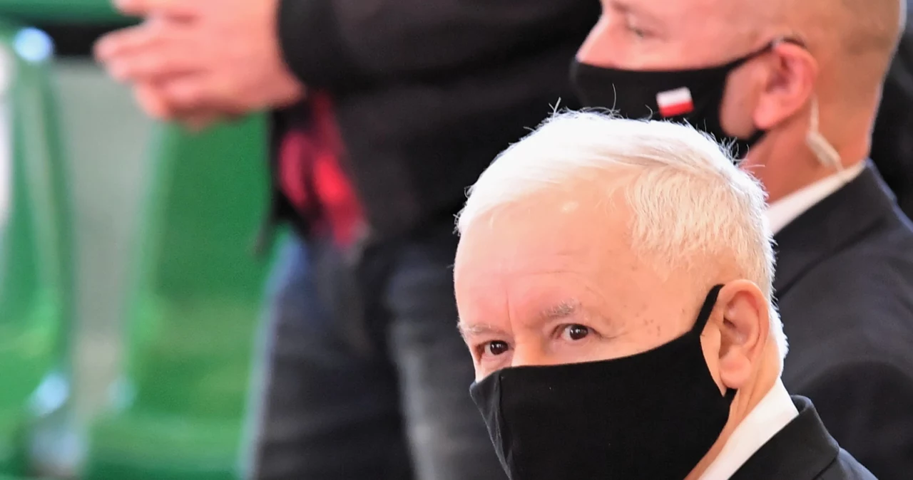 Prezes PiS Jarosław Kaczyński