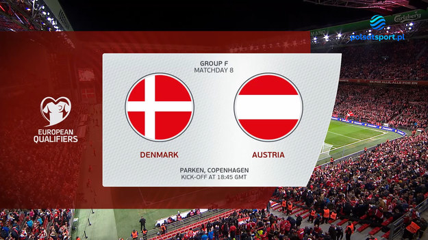 Skróty meczów grupy F eliminacji mistrzostw świata 2022. Dania wygrała z Austrią 1-0, Izrael z Mołdawią 2-1, a Wyspy Owcze przegrały ze Szkocją 0-1.