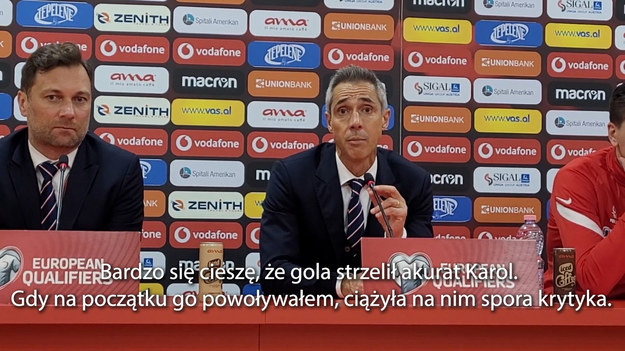 Paulo Sousa po meczu Albania - Polska (0-1). 

Bardzo się cieszę, że gola strzelił akurat Karol. Gdy na początku go powoływałem, ciążyła na nim spora krytyka - mówił m.in. selekcjoner reprezentacji Polski Paulo Sousa.

