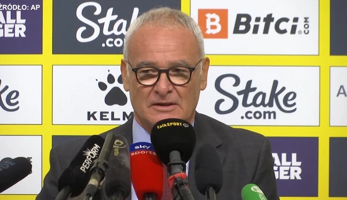 Premier League. Trener Claudio Ranieri: mam nadzieję, że w tym sezonie zapewnię Watford utrzymanie. WIDEO