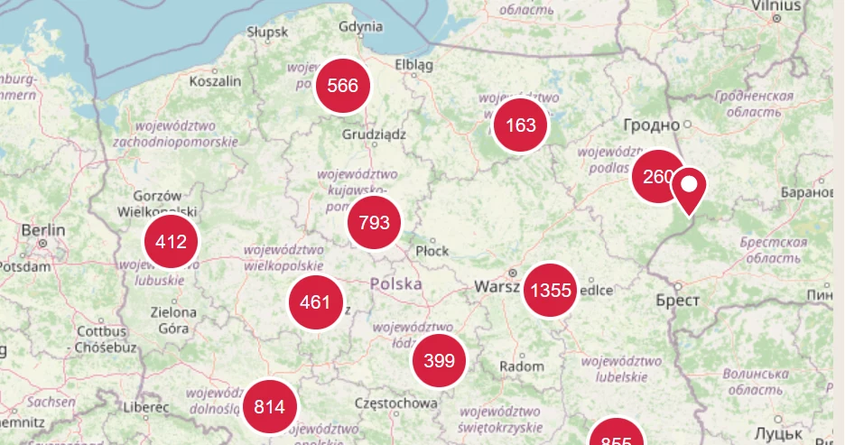 Punkty szczepień na COVID-19. Mapa / fot. www.gov.pl