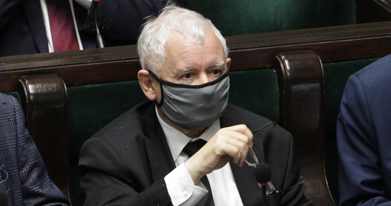 Prezes PiS Jarosław Kaczyński