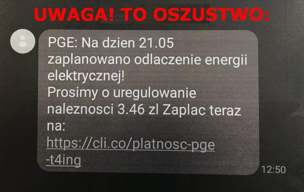 Policja ostrzega przed oszustami, którzy rozsyłają SMS-y o rzekomej niedopłacie za energię. Taką wiadomość dostali w ostatnim czasie mieszkańcy Zielonej Góry.