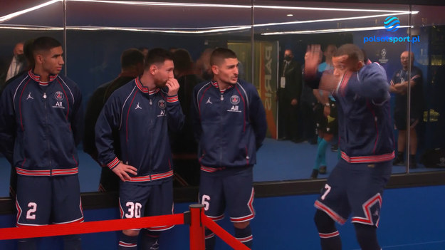 Piłkarze PSG zostali zaskoczeni tuż przed rozpoczęciem meczu PSG - RB Lipsk w Lidze Mistrzów.