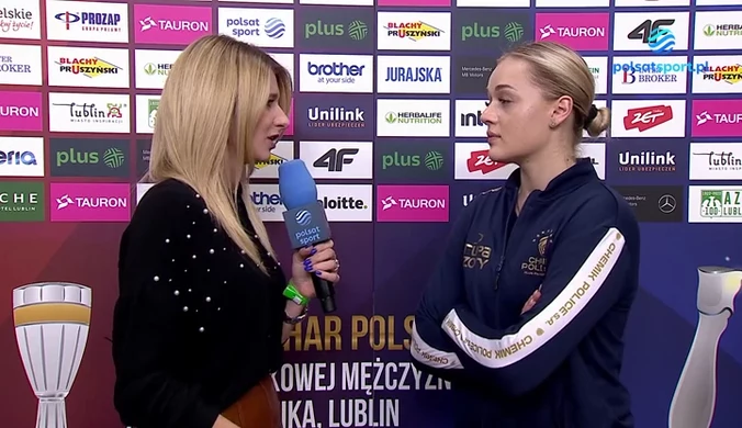 Maria Stenzel: W tie-breaku odcięło nas od prądu. WIDEO (Polsat Sport)