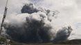 Wulkan Aso dymi w Japonii