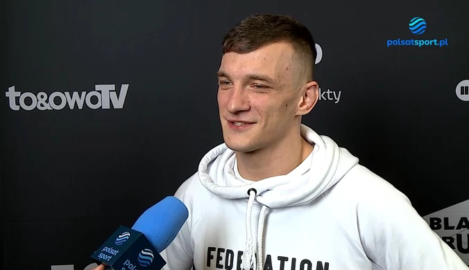 KSW 64. Sebastian Przybysz: W niższych kategoriach wagowych jest więcej techniki. WIDEO (Polsat Sport)