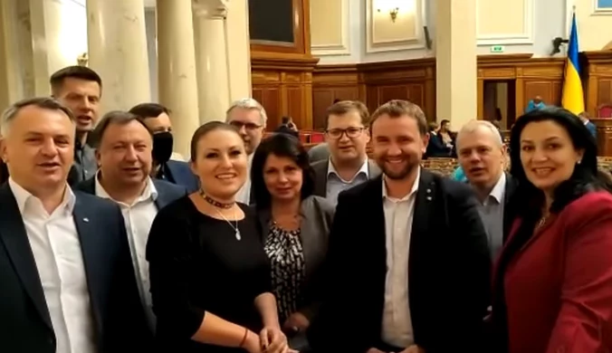 "Ojciec nasz Bandera" w ukraińskim parlamencie