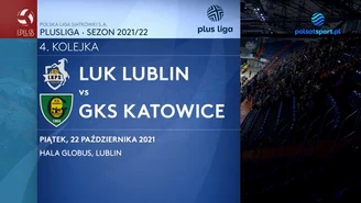 PlusLiga. LUK Lublin - GKS Katowice. Skrót meczu. WIDEO (Polsat Sport)