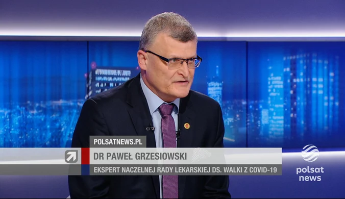 Grzesiowski w "Gościu Wydarzeń": Liczbę zakażeń musimy przemnożyć co najmniej razy pięć 