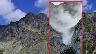 Tatry. Kamienna lawina zeszła nieopodal Morskiego Oka. To potencjalnie niebezpieczne zjawisko