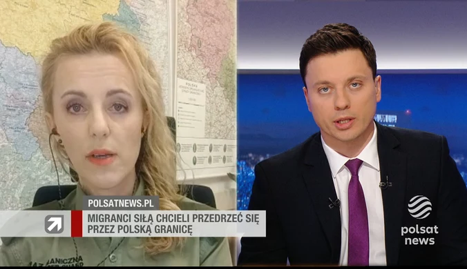 Rzeczniczka Straży Granicznej w "Gościu Wydarzeń": Nie dalibyśmy rady sami