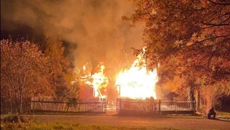 Błotnica: Pożar drewnianego domu. Zginęli matka i syn